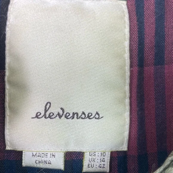 Anthropologie Elevenses military jacket olive green 10 - Picture 9 of 10